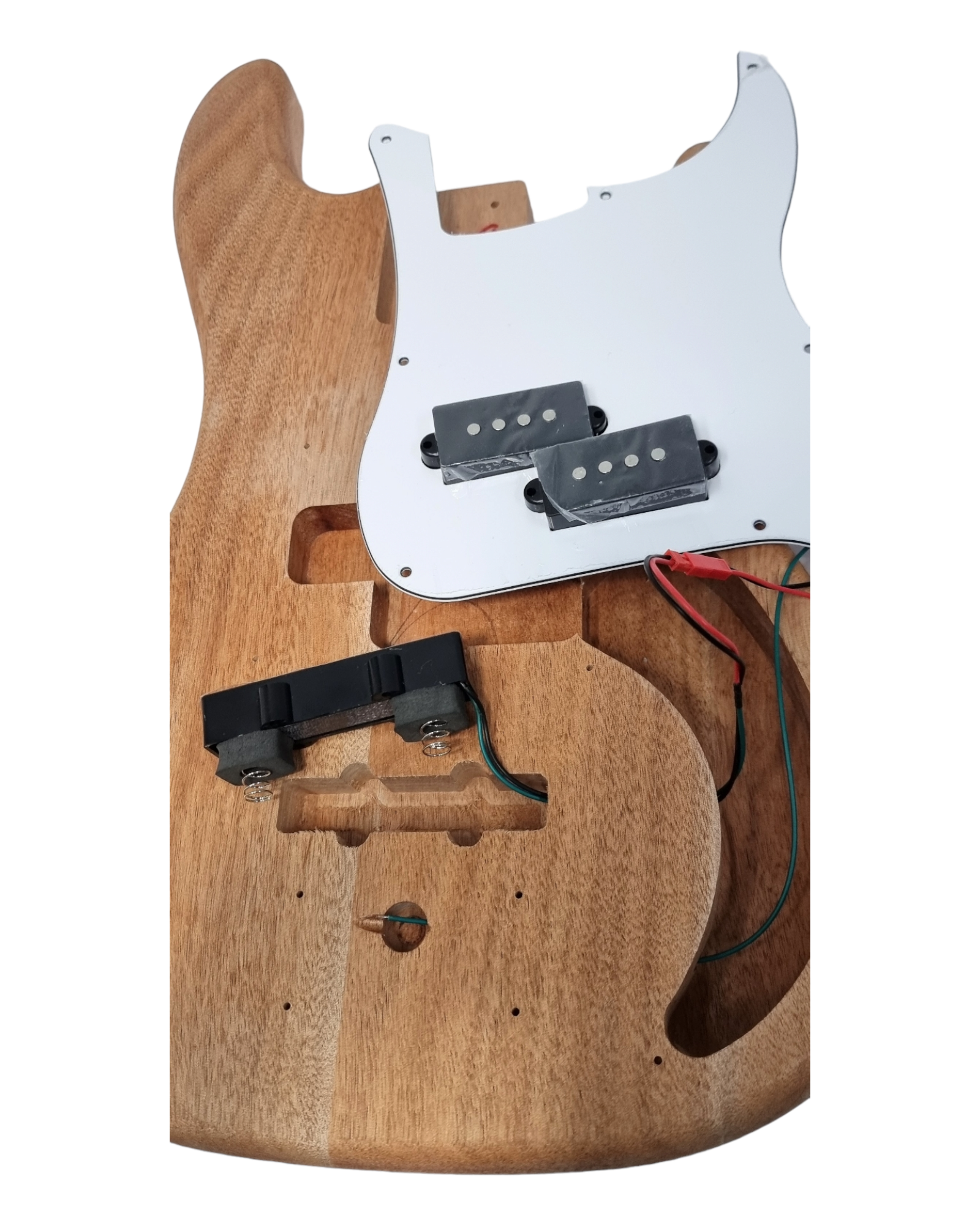 B303DIY Solid Mahogany body and Bolt-On Maple neck Bass Guitar DIY Kit