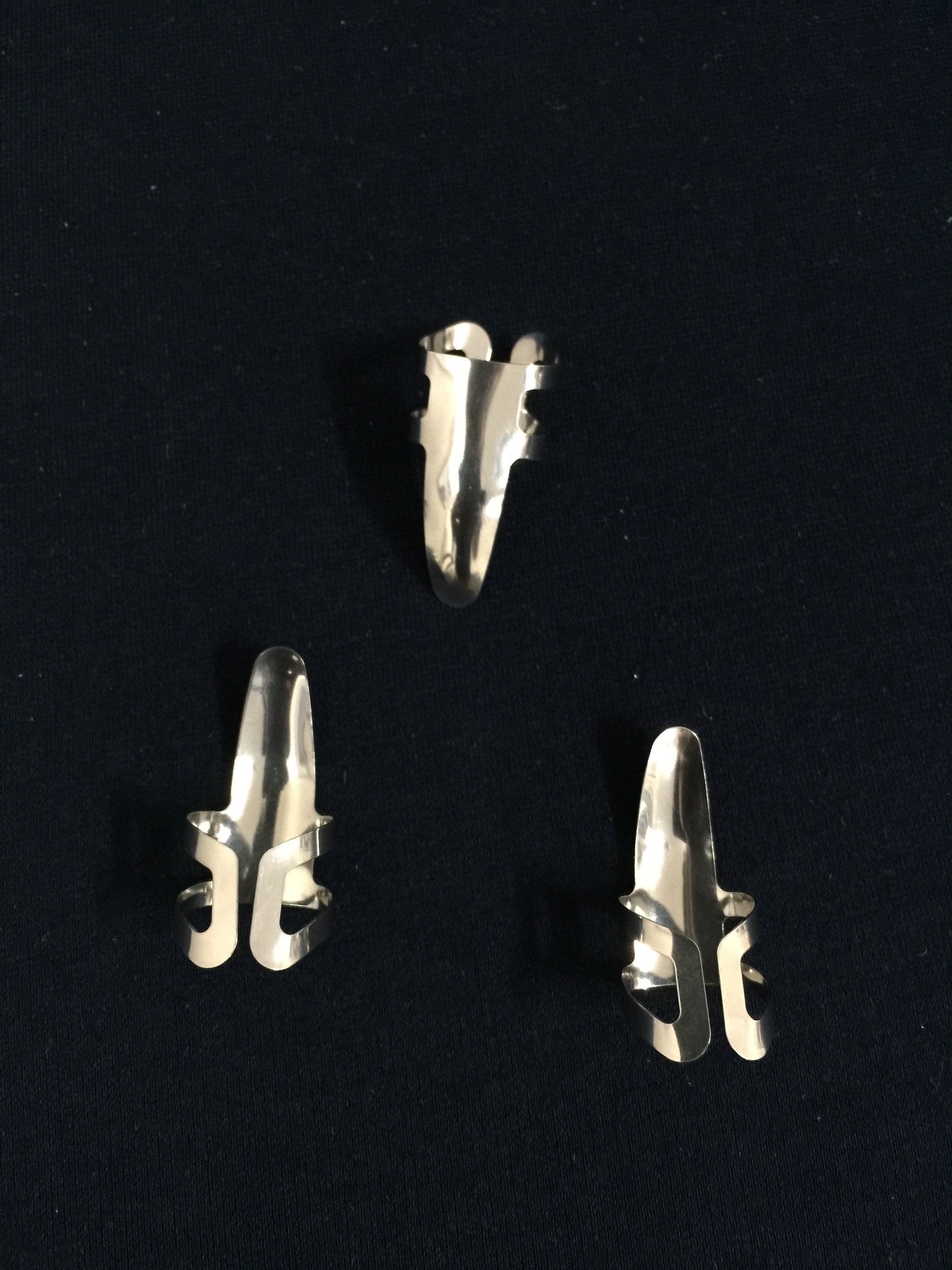 Alice AP3MS Steel Finger Picks