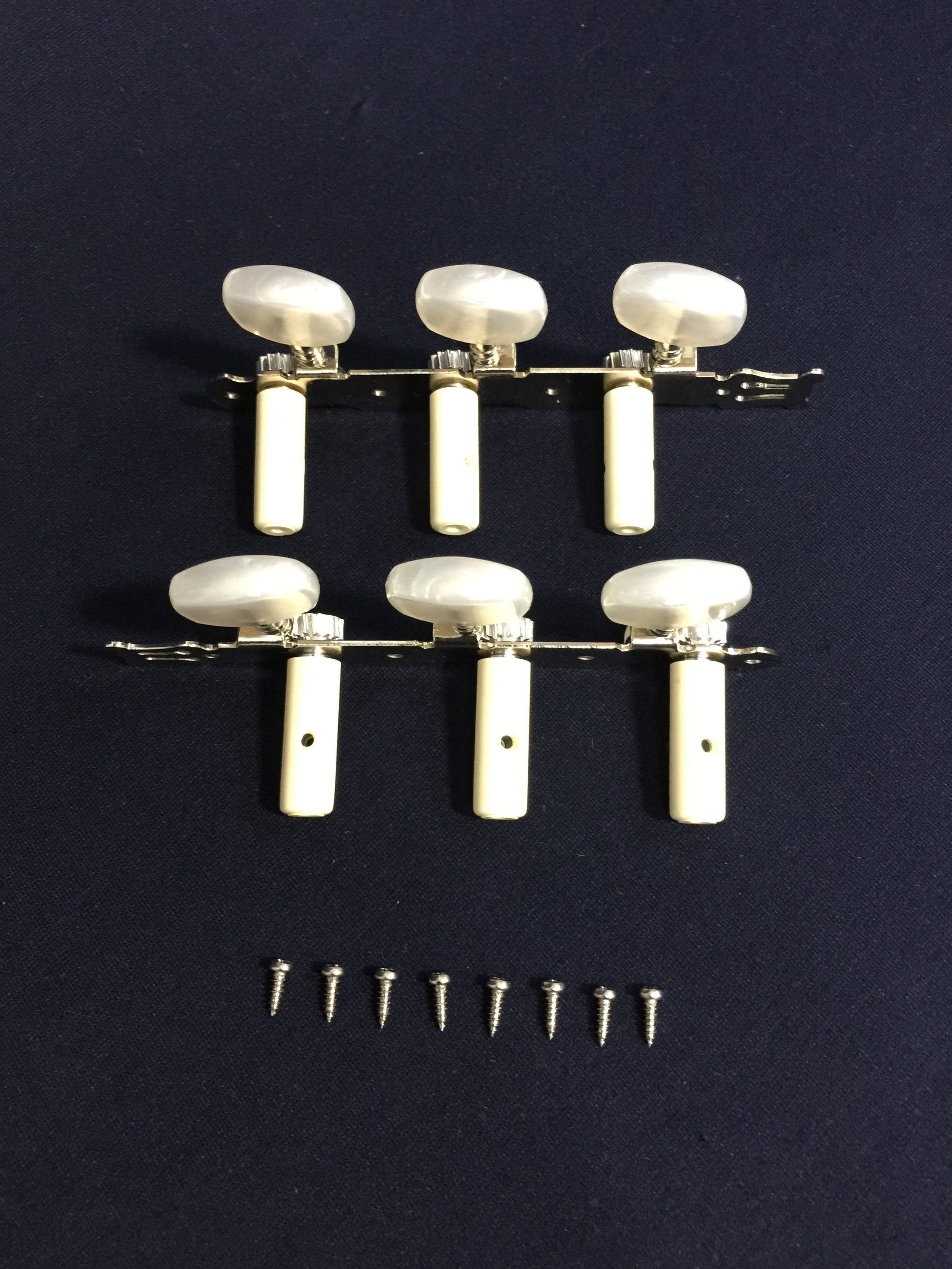Alice AOD018C Classical Guitar Tuning Pegs Machine Head - Silver