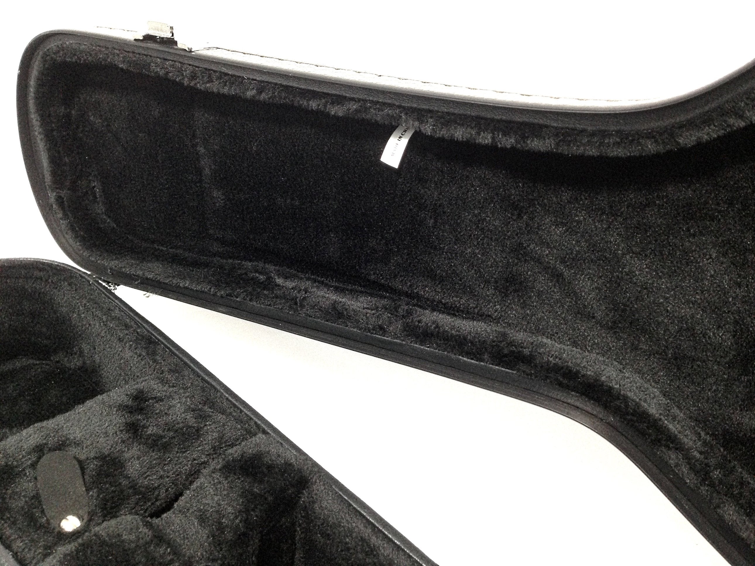 Haze HPMB19010C A-Style Mandolin Hard Case - Lockable, Black