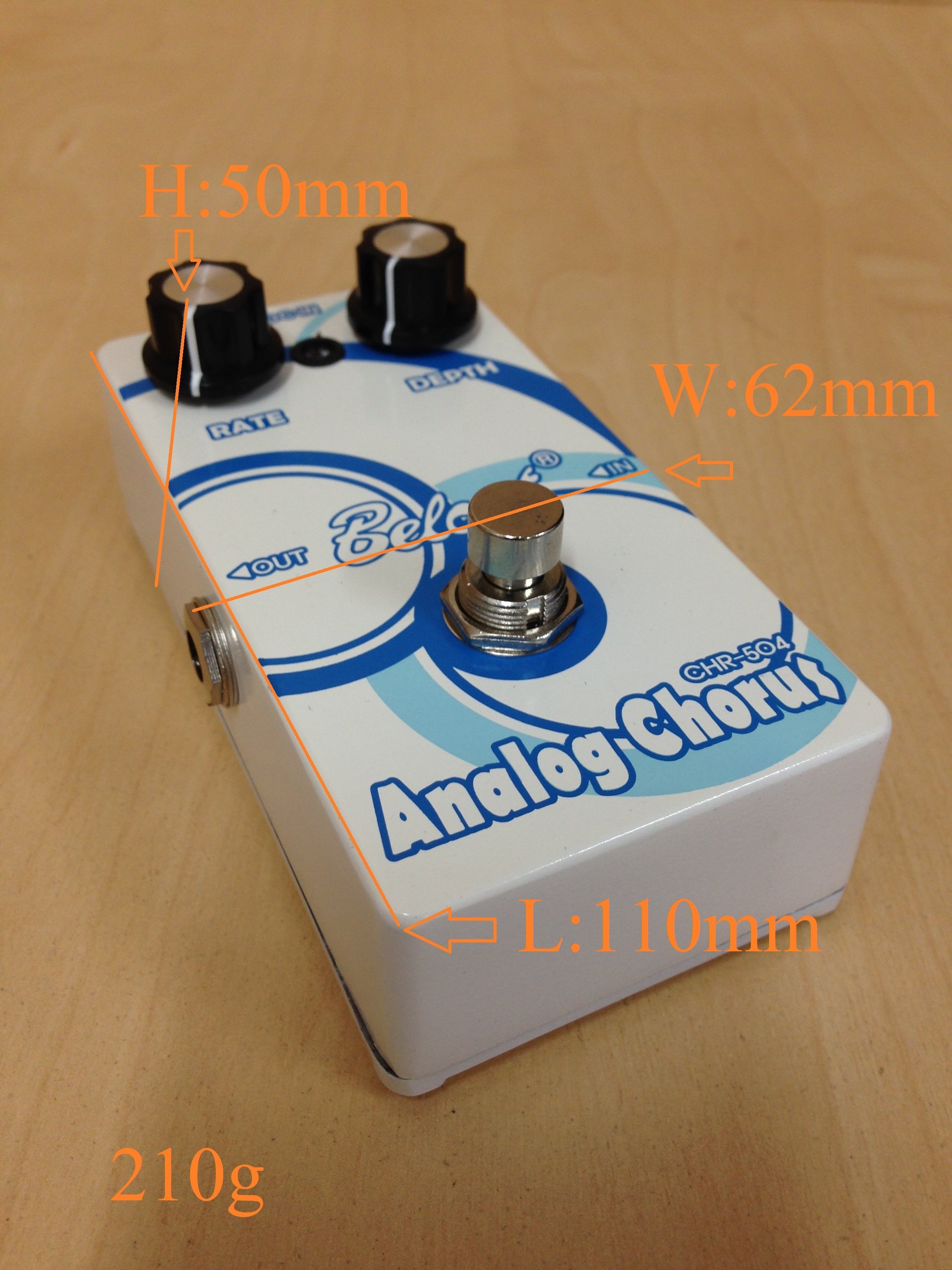 Belcat CHR504 Analog Chorus Effects Pedal