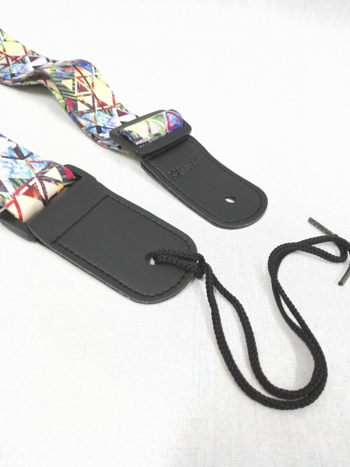 Ukulele Shoulder Strap, Multi-Pattern, Length Adjustable+3 Picks & 1 Pick-Holder, UKSTRP02