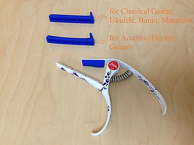 Haze DC06C Ceramic Design Guitar Capo + 3 Picks
