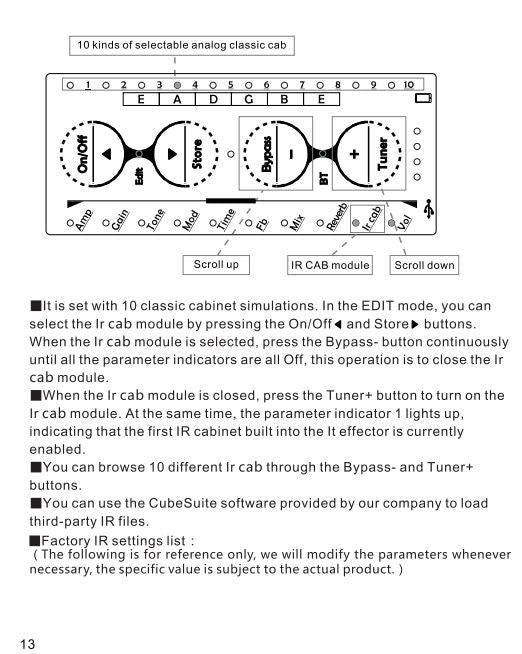 Cuvave H8 Portable Electric Guitar Headphone Amplifier Built-in Delay Tuner Phaser Reverb Effect IR Cabinet Guitar Plug
