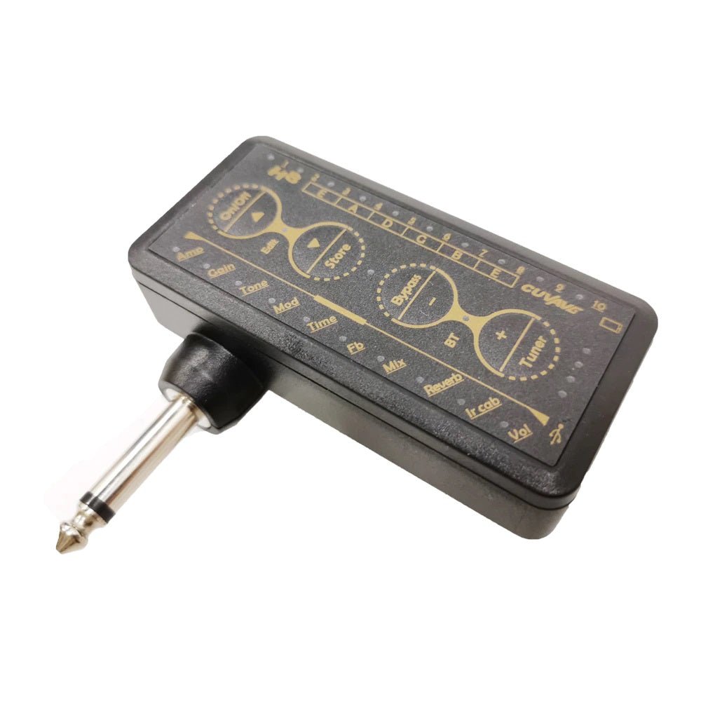 Cuvave H8 Portable Electric Guitar Headphone Amplifier Built-in Delay Tuner Phaser Reverb Effect IR Cabinet Guitar Plug