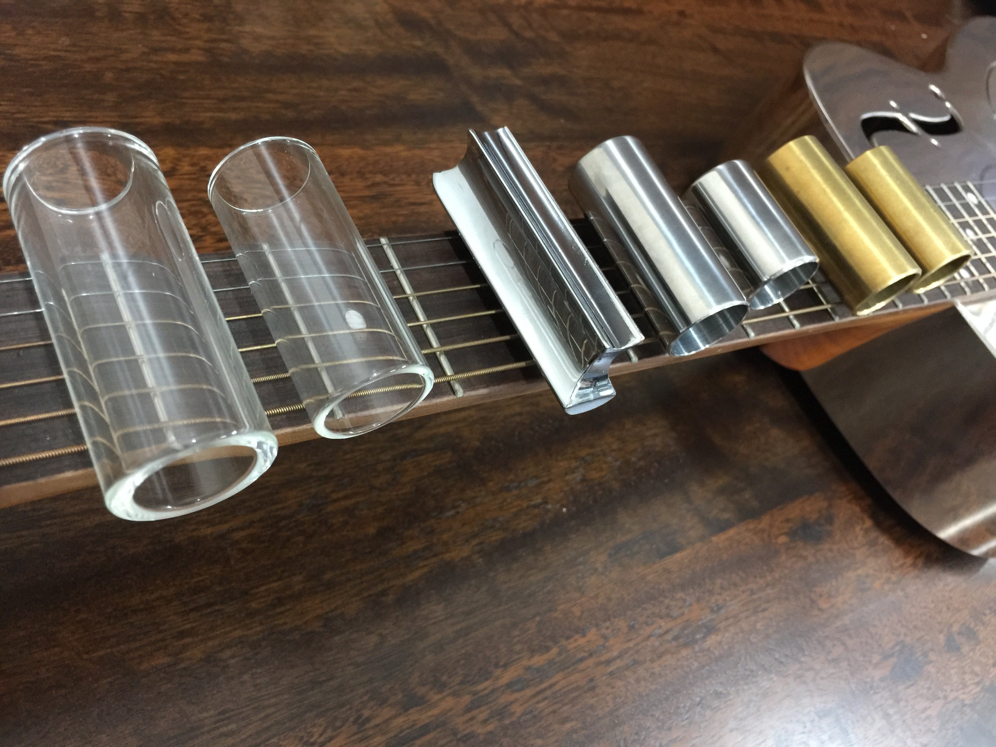 Haze HS201BS Brass Guitar Slide - Medium/Large