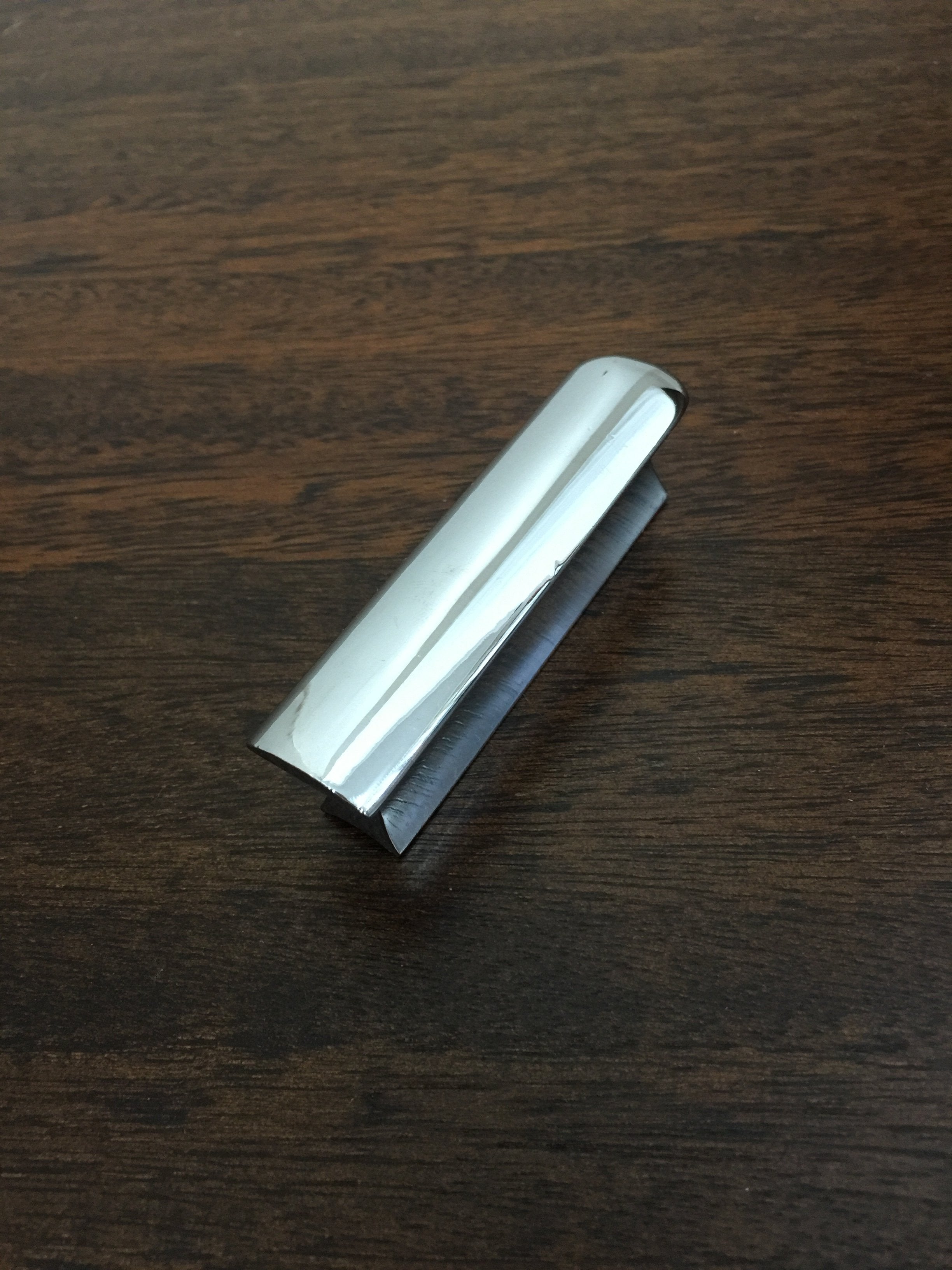Haze HS38ST Stainless Steel Guitar Slide Solid Tone Bar Silver
