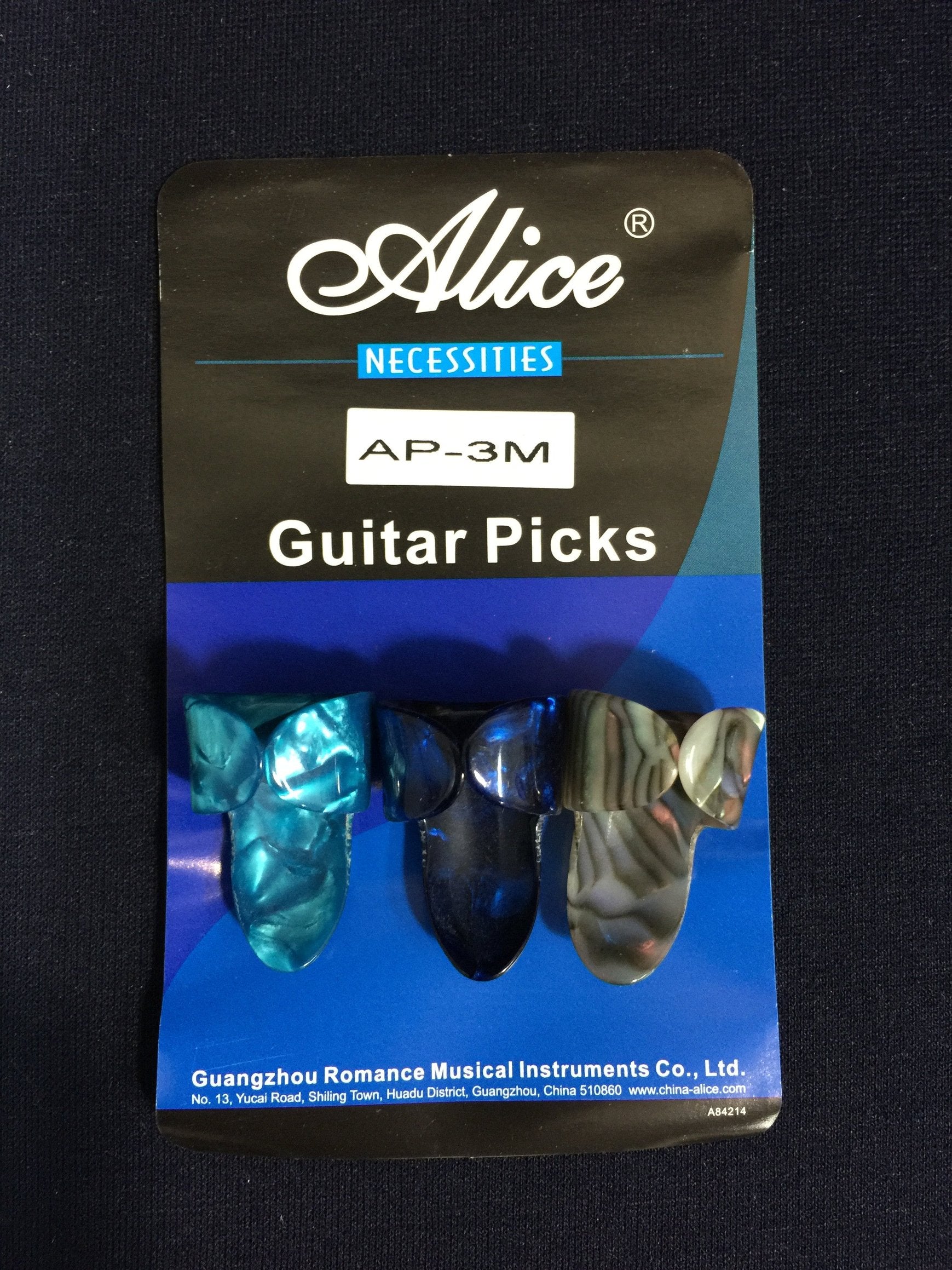 Alice AP3M/3N Celluloid Thumb Picks and Finger Picks