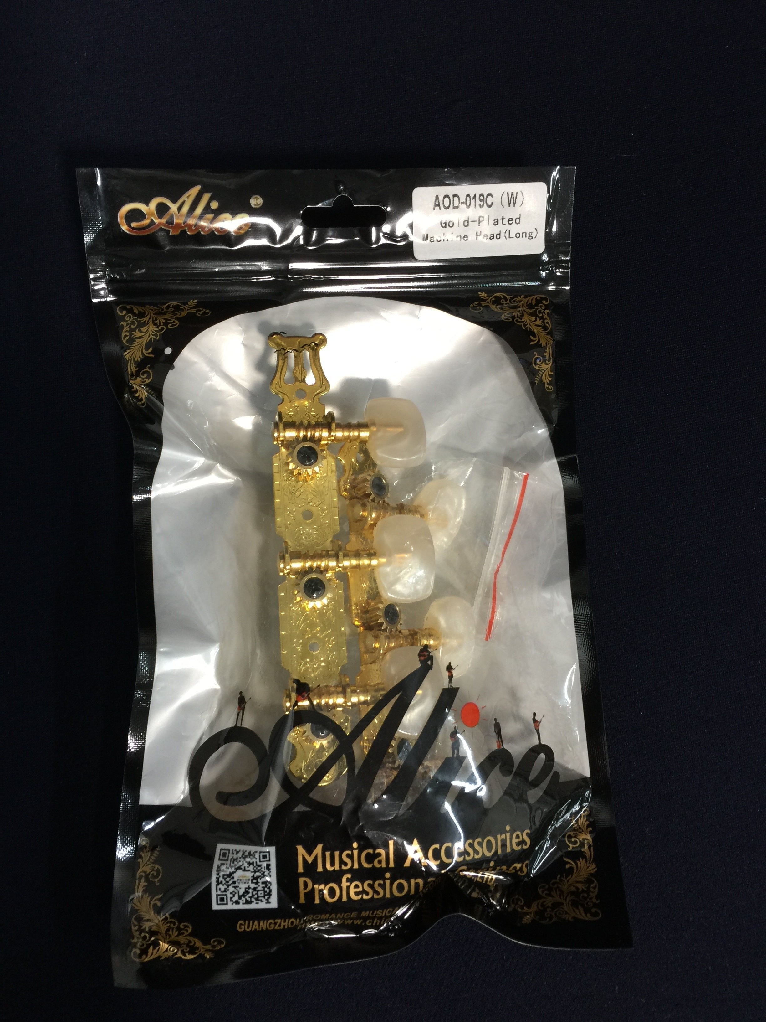Alice AOD019C Classical Guitar Tuning Pegs Machine Head - Gold
