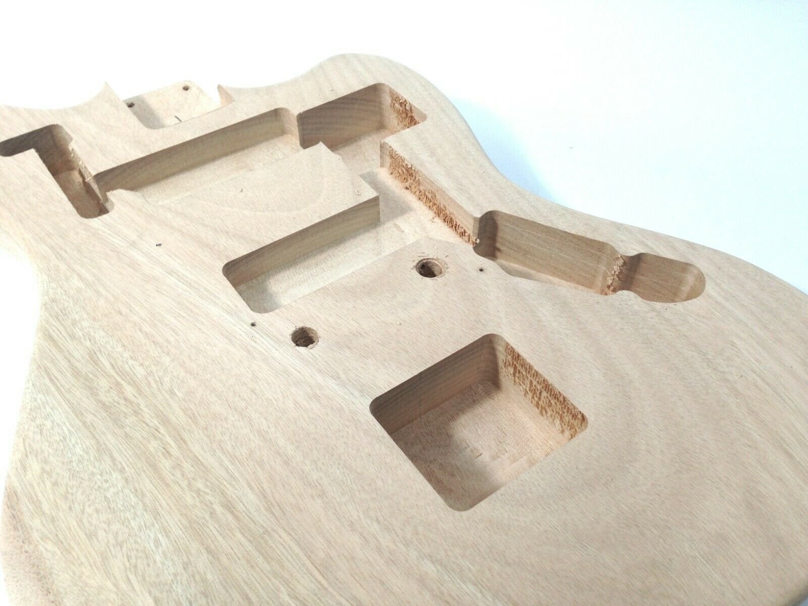 HDE400JADIY Solid Mahogany Body/Neck Electric Guitar, No-Soldering, SS Pickups