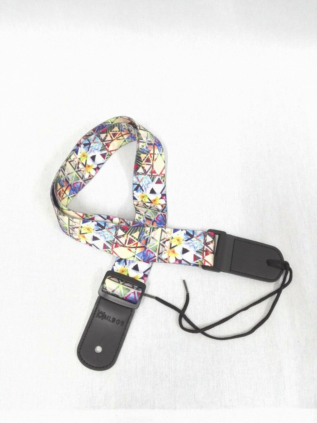 Ukulele Shoulder Strap, Multi-Pattern, Length Adjustable+3 Picks & 1 Pick-Holder, UKSTRP02