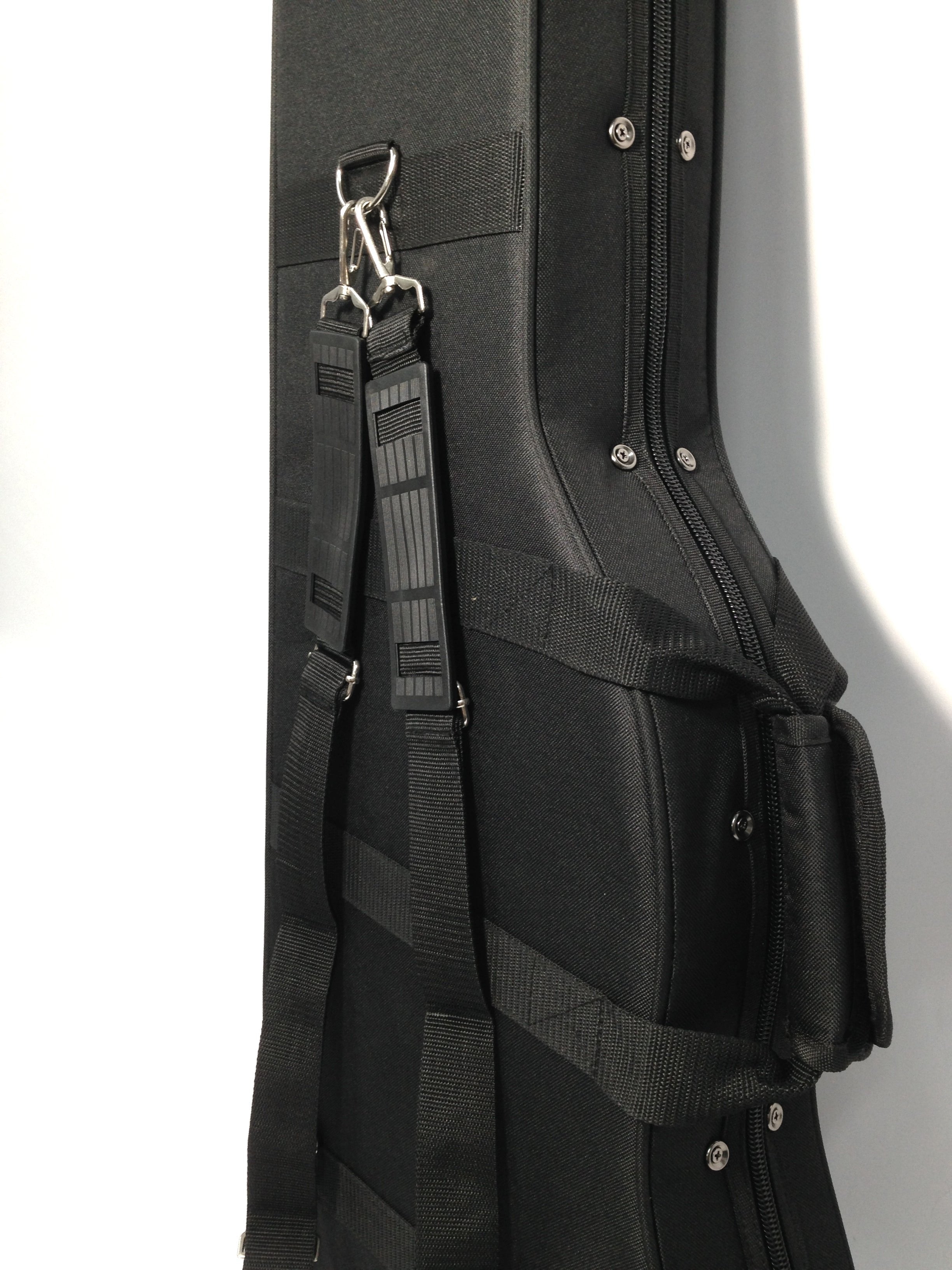 Haze E10 ST/TL Electric Guitar Ultra-Lightweight Hard Foam Case - Backpack Straps, Black