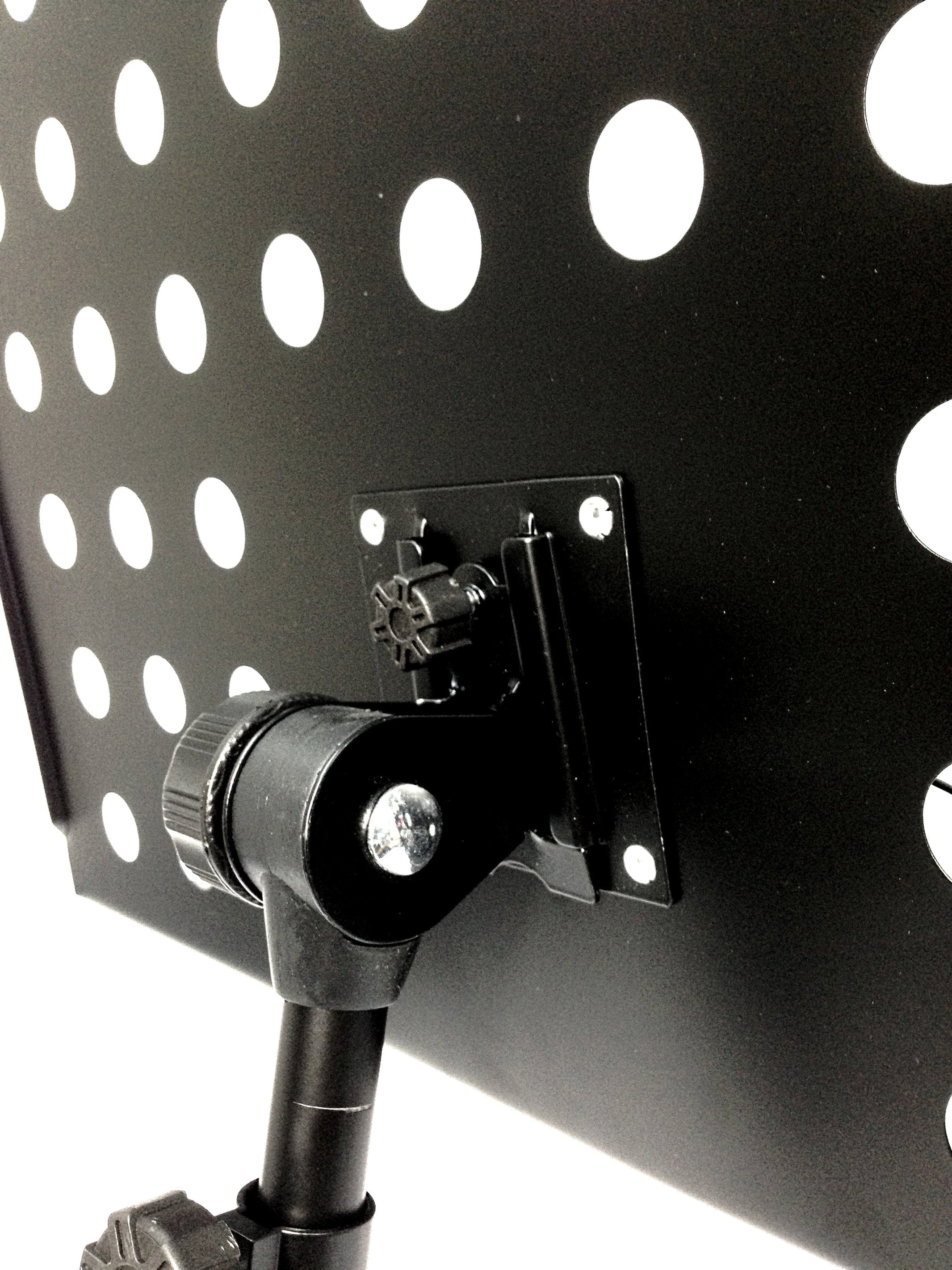 Haze MSD5 Heavy-Duty Professional Sheet Music Stand – Adjustable Height, Black (Optional Tuner)