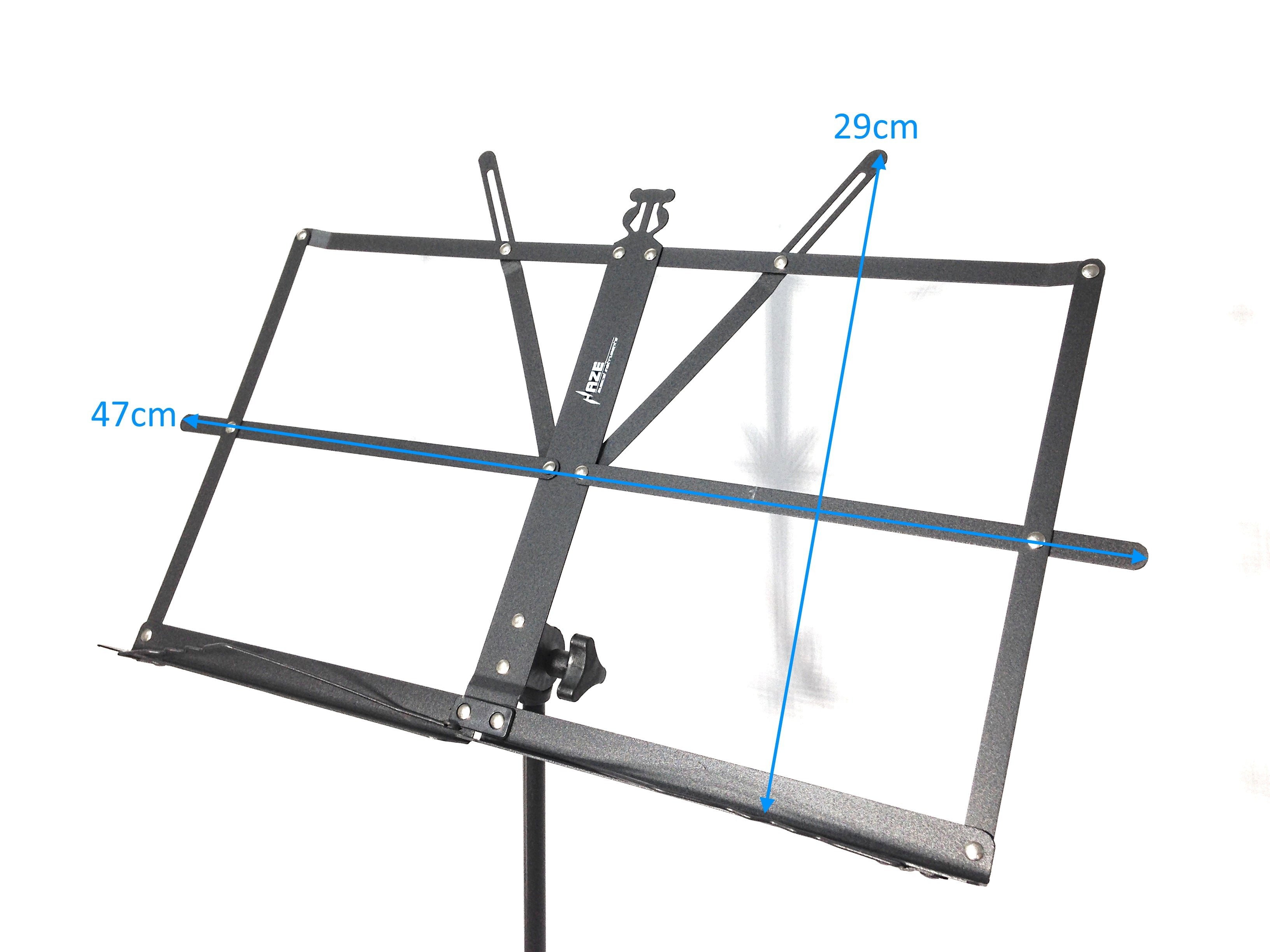 Haze GS-A1 Foldable Music Stand - Sheet Music - BLACK