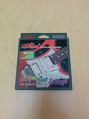 Alice AE535C Electric Guitar Steel Strings - Colourful + 3 Picks