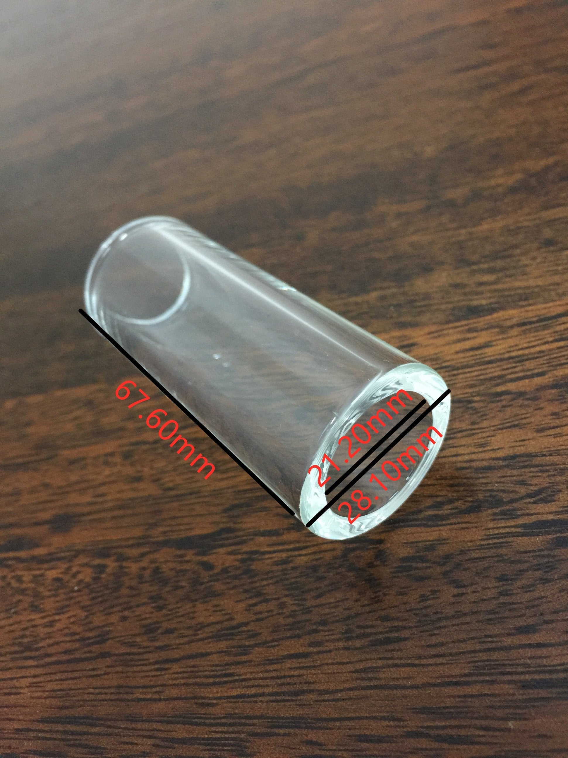 Haze HS501GS High-Borate Borosilicate Glass Guitar Slide - Large