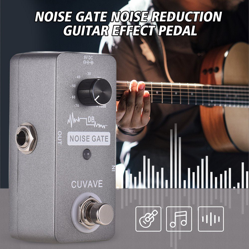 Cuvave GEPTB Noise Gate Effects Pedal True Bypass