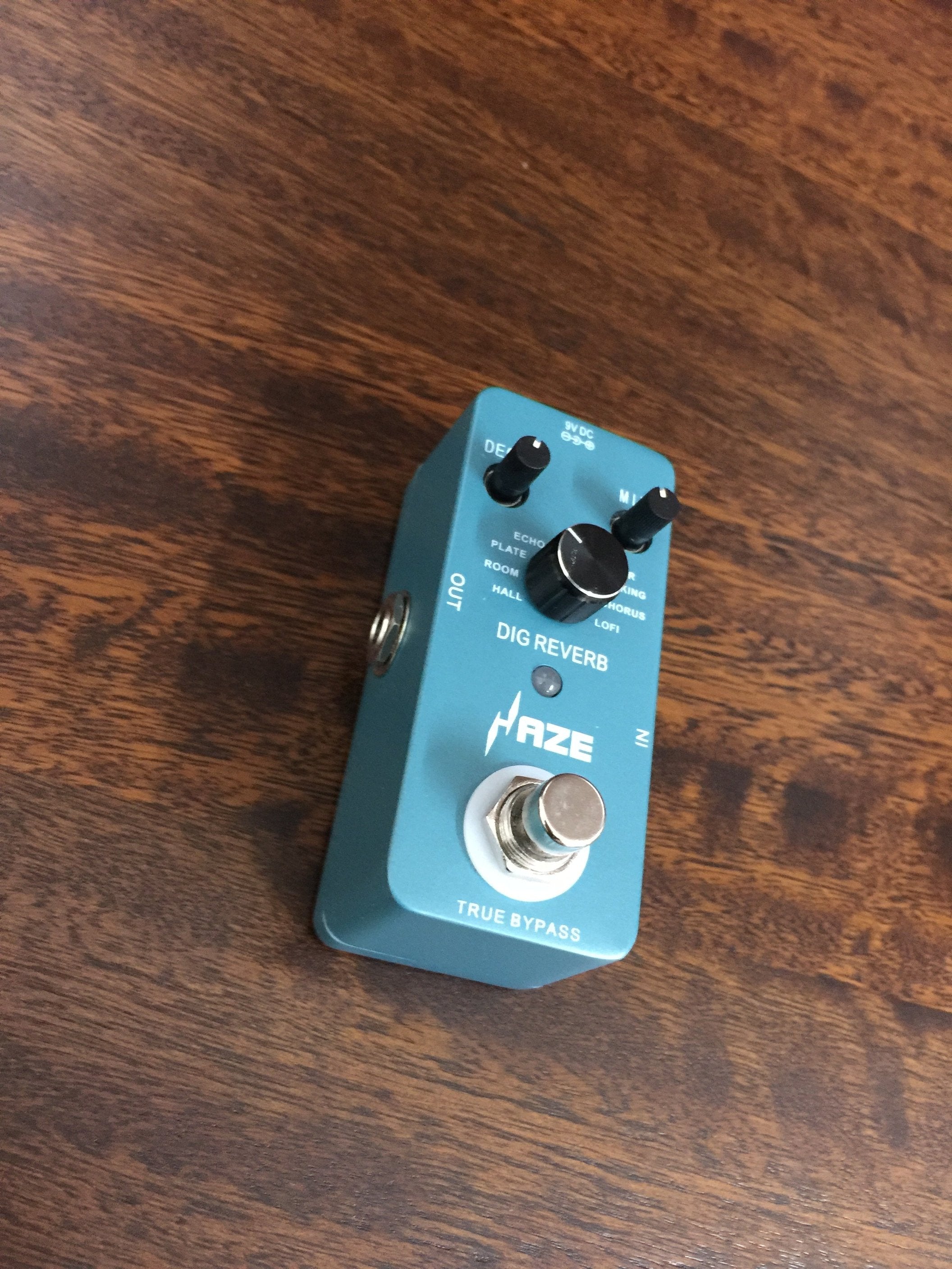 Haze DigReverb Guitar Pedal 9 Reverb Model