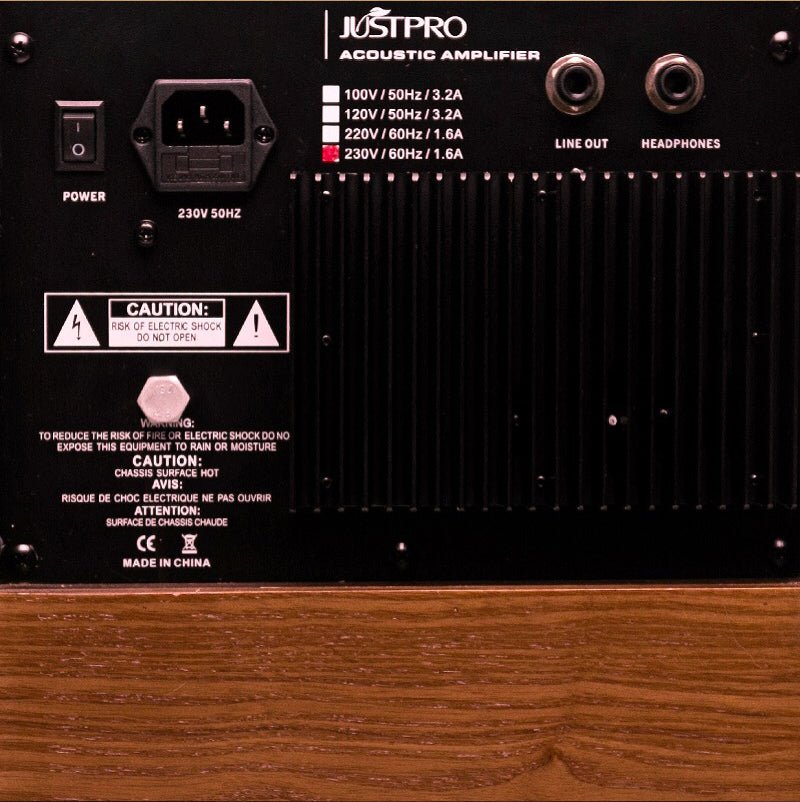 JUSTPRO MX100  100W Amplifier 4 Independent Channels Noise Elimination display model