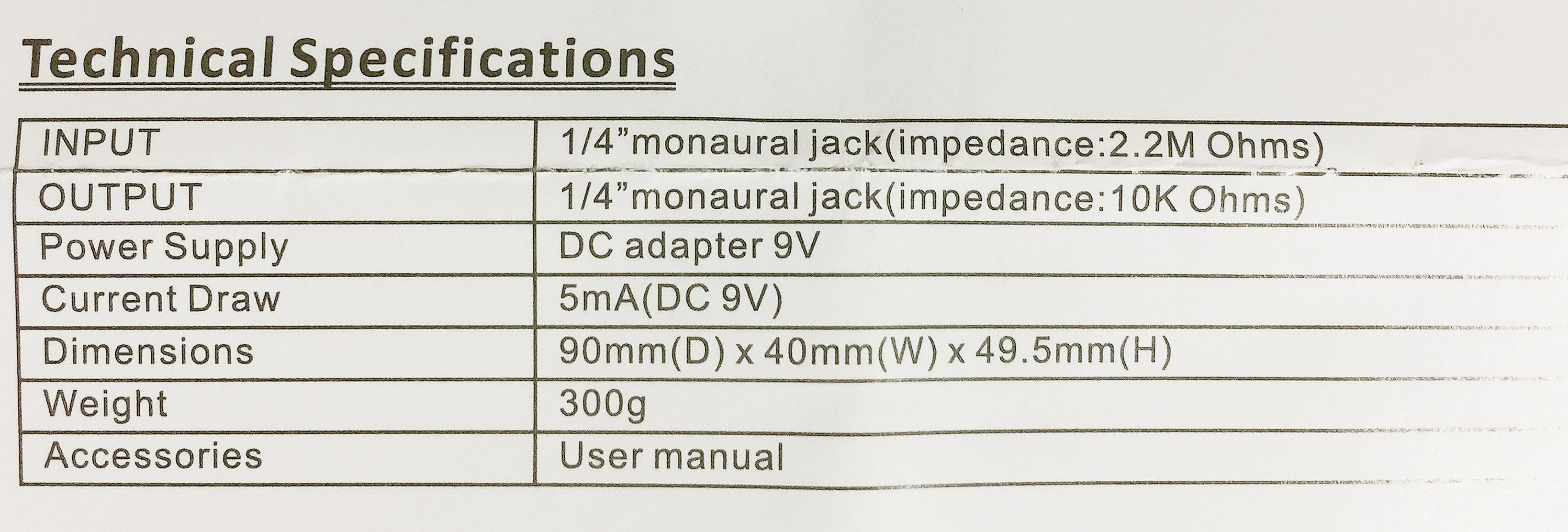 Haze Chorus Guitar Pedal - CHORUS