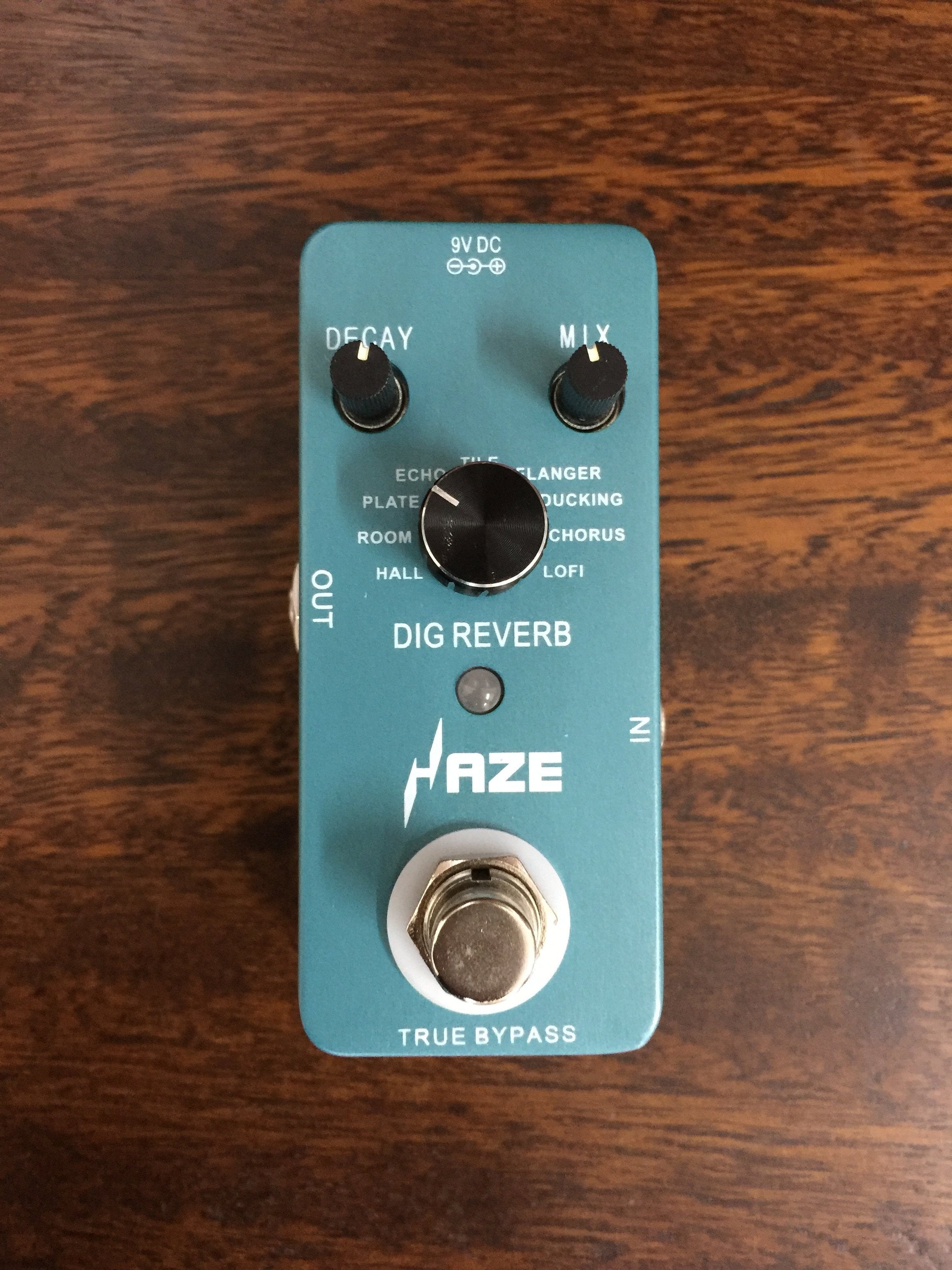 Haze DigReverb Guitar Pedal 9 Reverb Model