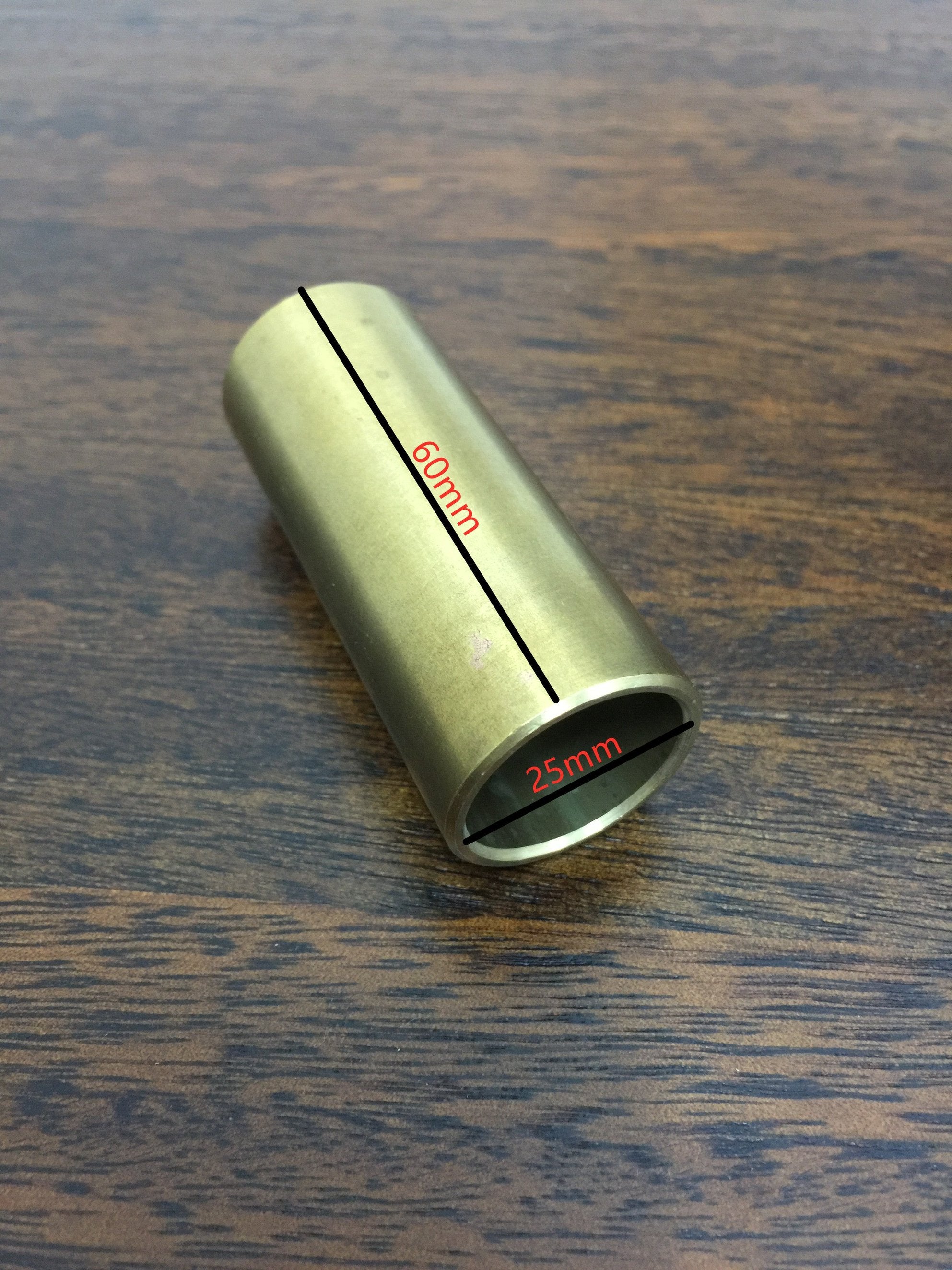 Haze HS201BS Brass Guitar Slide - Medium/Large