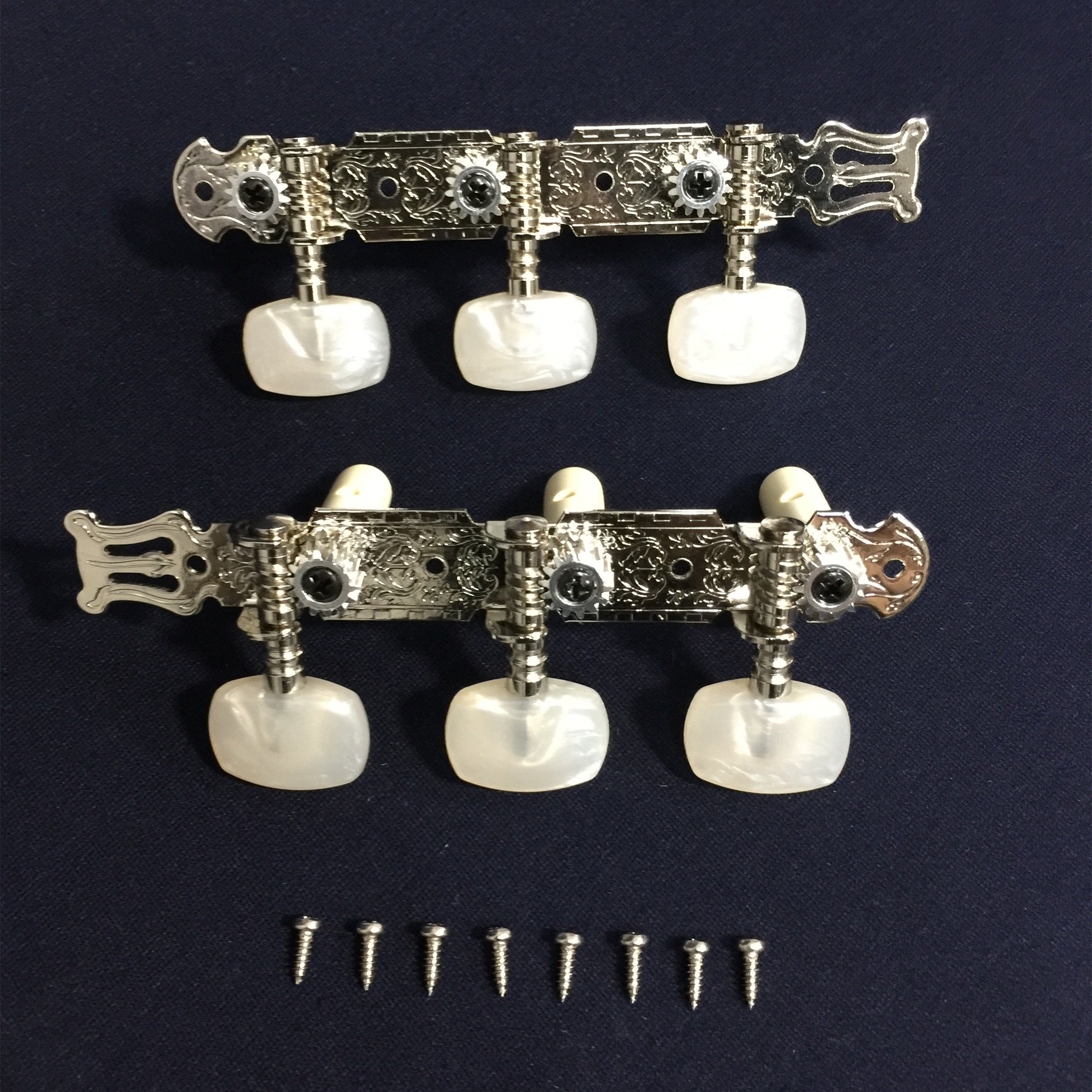 Alice AOD018C Classical Guitar Tuning Pegs Machine Head - Silver
