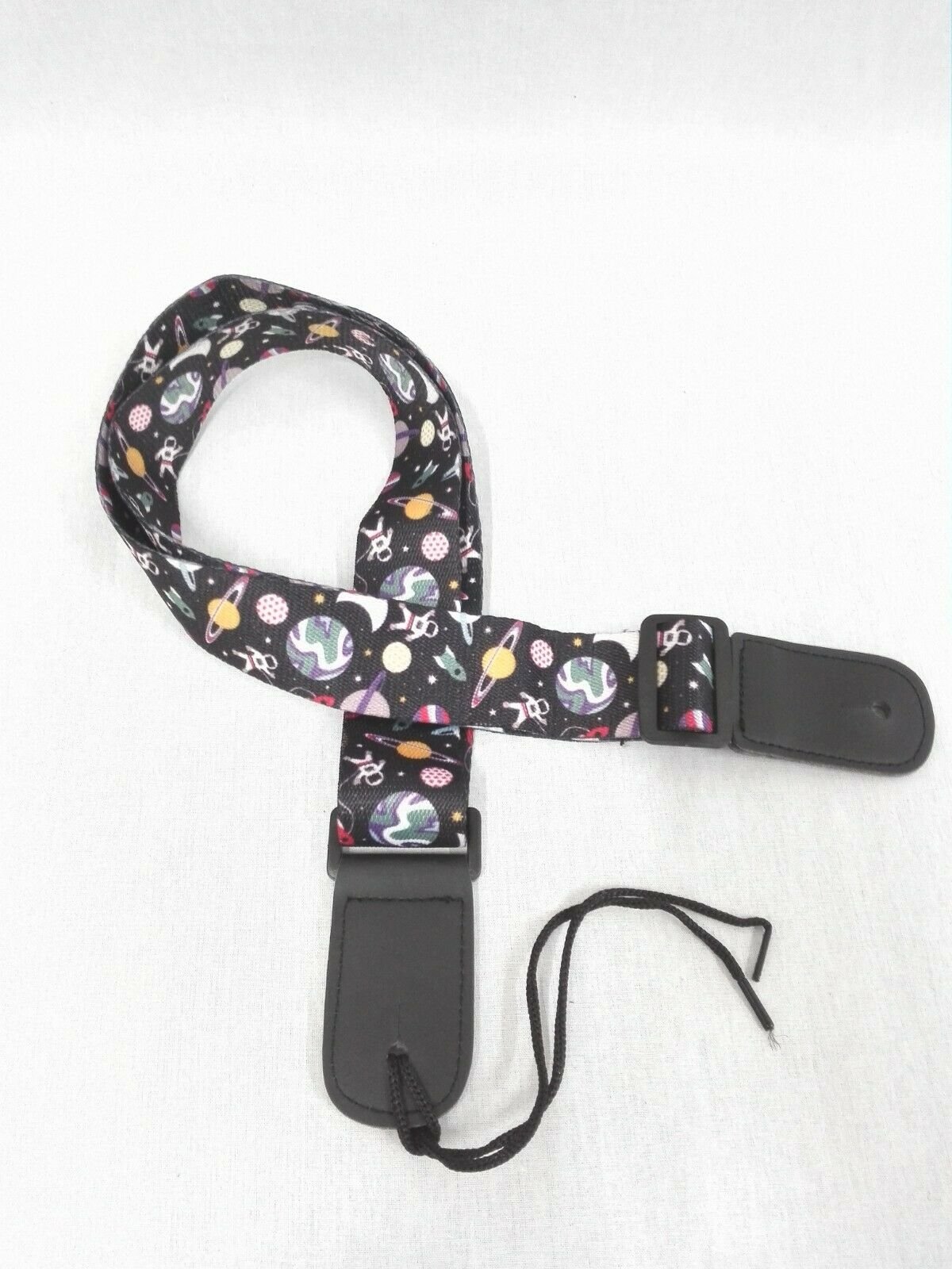 Ukulele Shoulder Strap, Multi-Pattern, Length Adjustable+3 Picks & 1 Pick-Holder, UKSTRP02