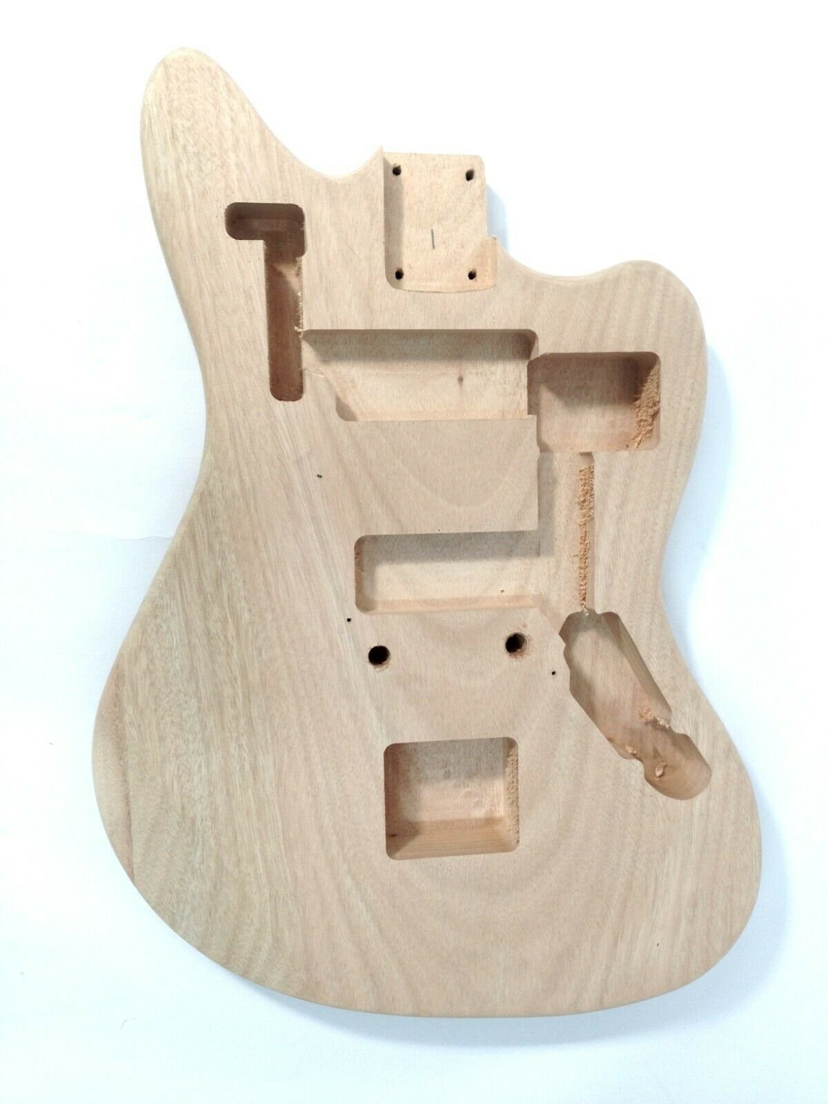 HDE400JADIY Solid Mahogany Body/Neck Electric Guitar, No-Soldering, SS Pickups