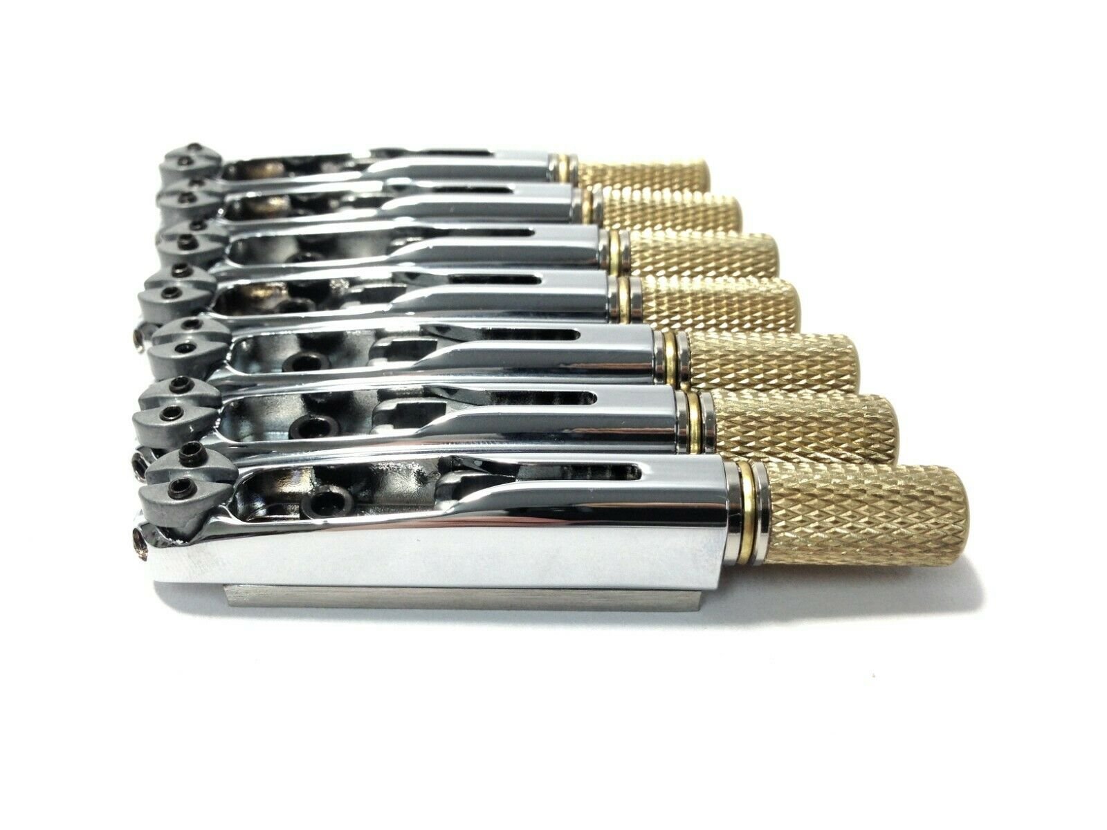 KOLOSS AVIATORII7FFCR Silver Bridge for 7-String Fanned Fret Headless Electric Guitar